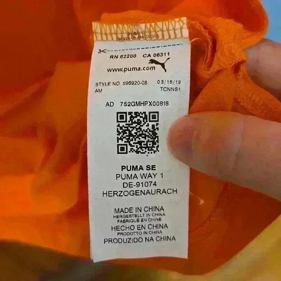 Orange Puma Polo - Picture 6 of 6